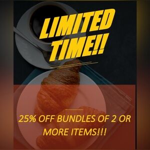THROUGH 1/31/2026! 25% OFF BUNDLES OF 2 OR MORE ITEMS!